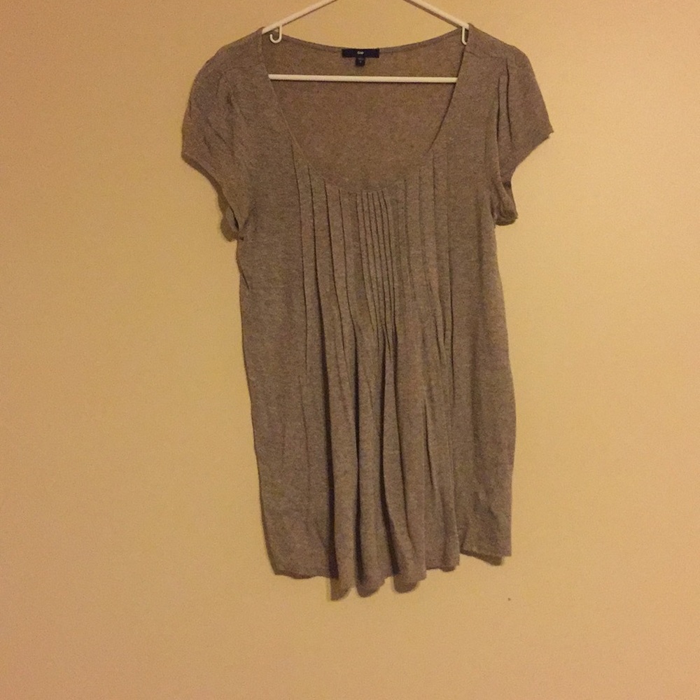 Gap Tan Short Sleeve Sweater